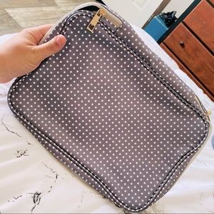 Sonia Kashuk Grey+White Polka Dot Makeup Organizer